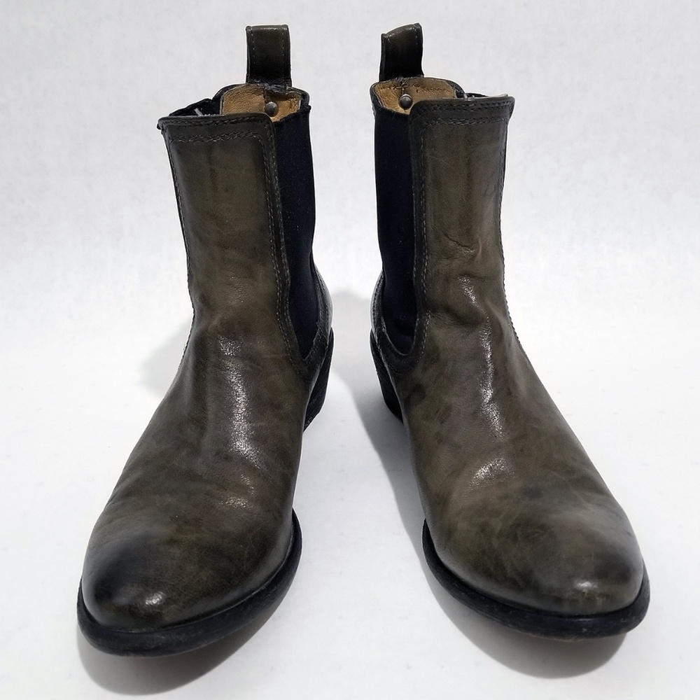 Frye Carson Chelsea Ankle Boots - Charcoal